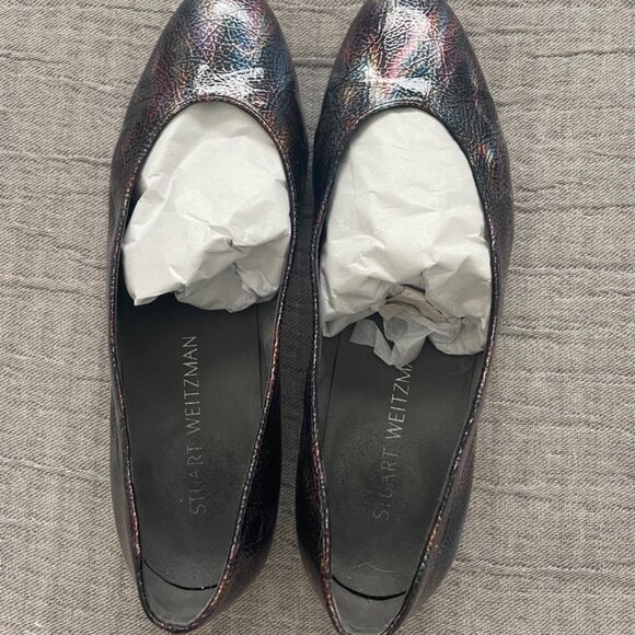 Stuart Weitzman leather ballet flat, size 7.5M - Picture 1 of 5